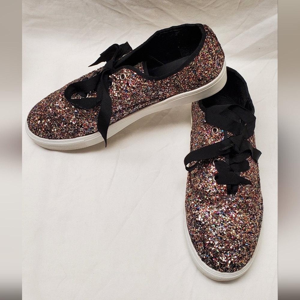 Torrid rainbow sparkle shoes
